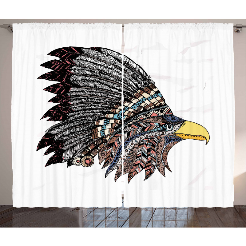 Tribal Feathered Hippie Curtain