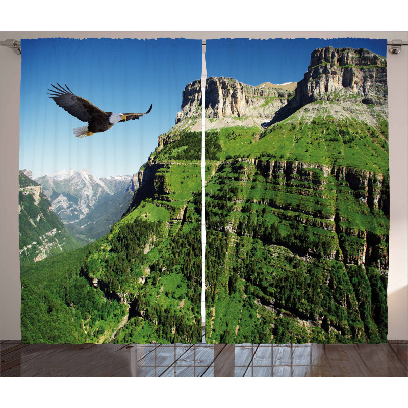 Bird Mountain Fly Curtain
