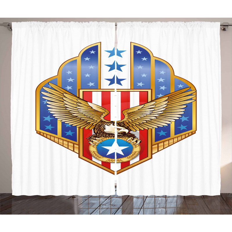 Freedom Flag Curtain
