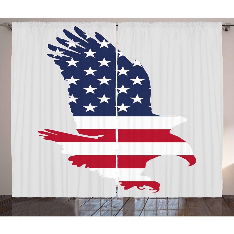 Stars Stripes USA Curtain