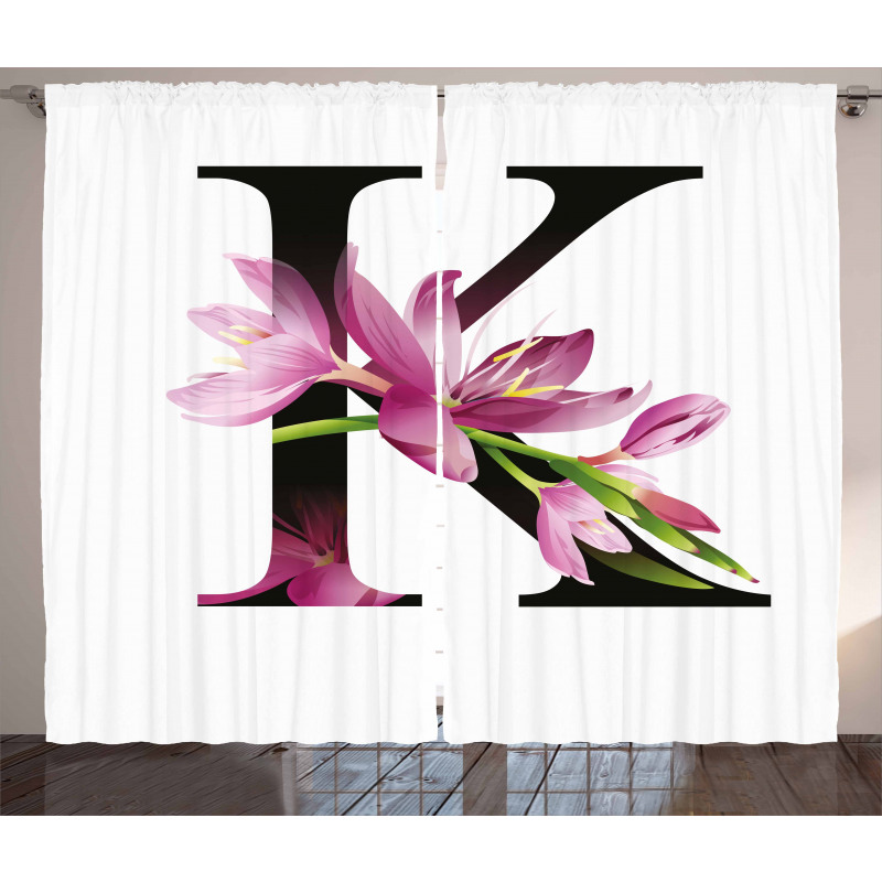 Blooming Kaffir Lily K Curtain