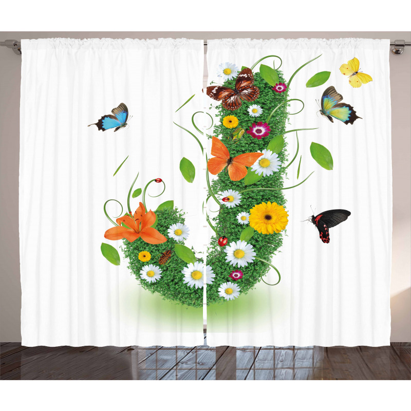 Butterfly Flourish Curtain