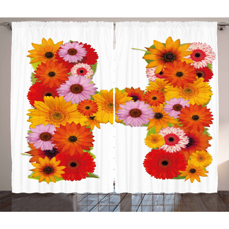 Summer Vibes Letter Curtain