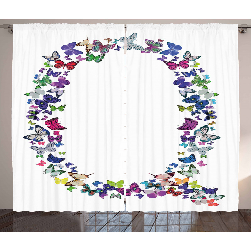 Spring Inspired Font Curtain