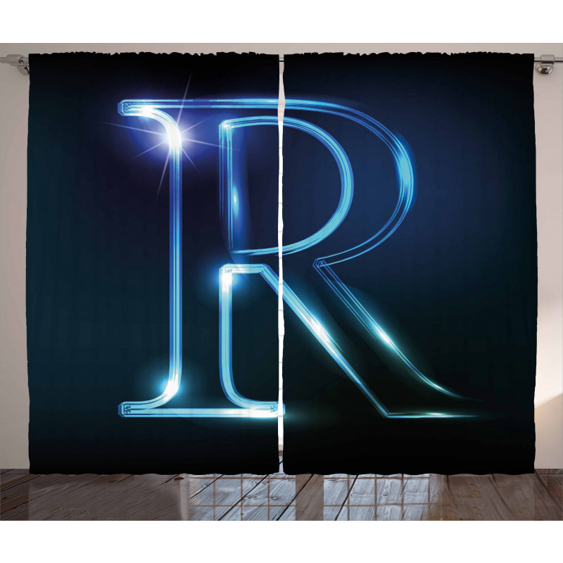 Futuristic Design R Curtain