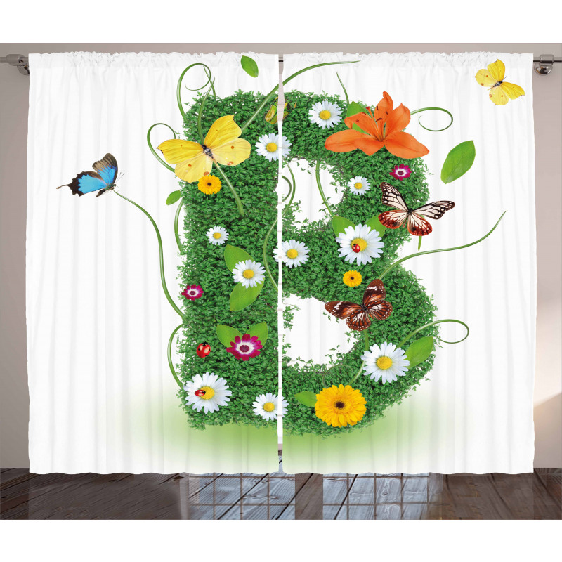 Flourish Daisy Garden Curtain