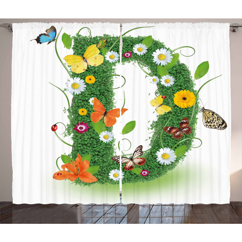 Exotic Abloom Wings Curtain