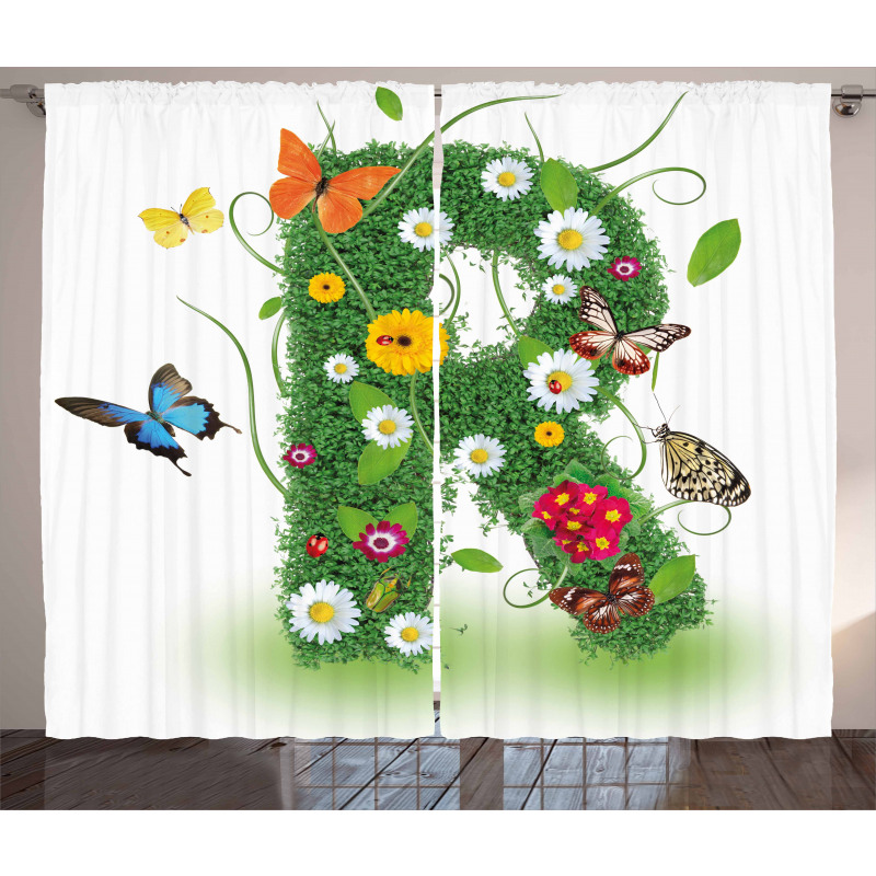 Flora and Fauna R Curtain