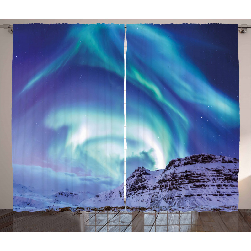 Aurora Borealis Iceland Curtain