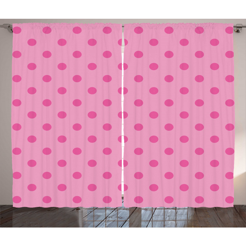 Classical Simple Dots Curtain