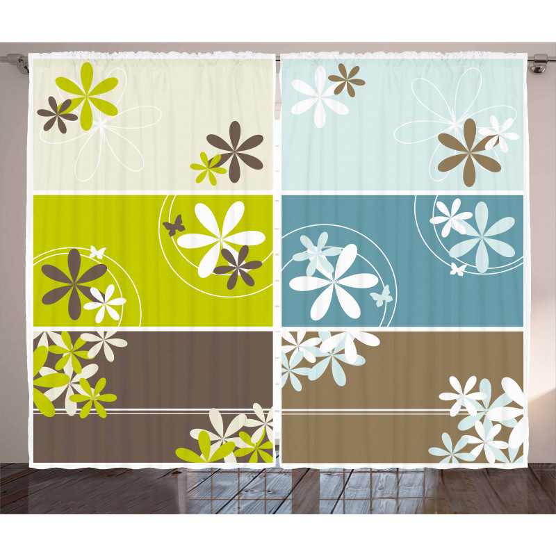 Spring Inspired Blossoms Curtain