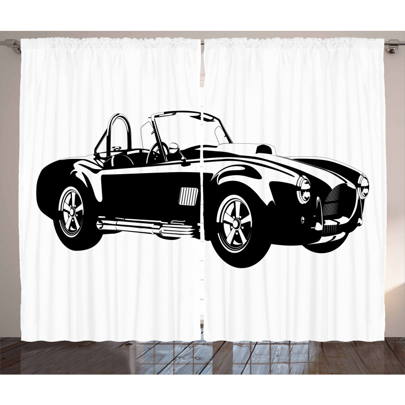 Sports Car Roadster Engine Curtain