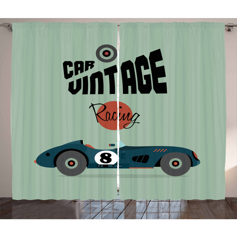 Classic Design Racing Curtain
