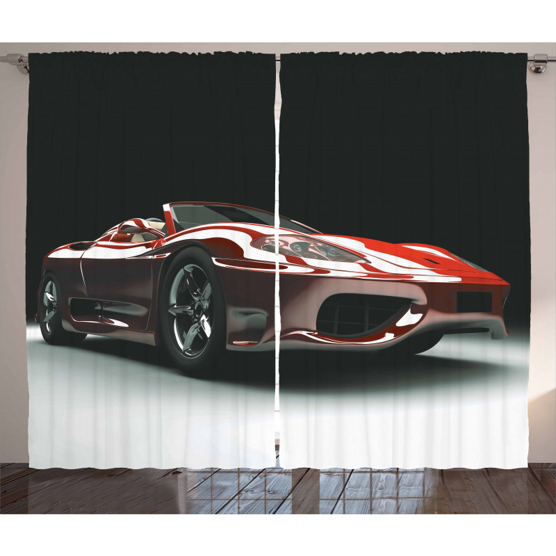 Automotive Industry Theme Curtain