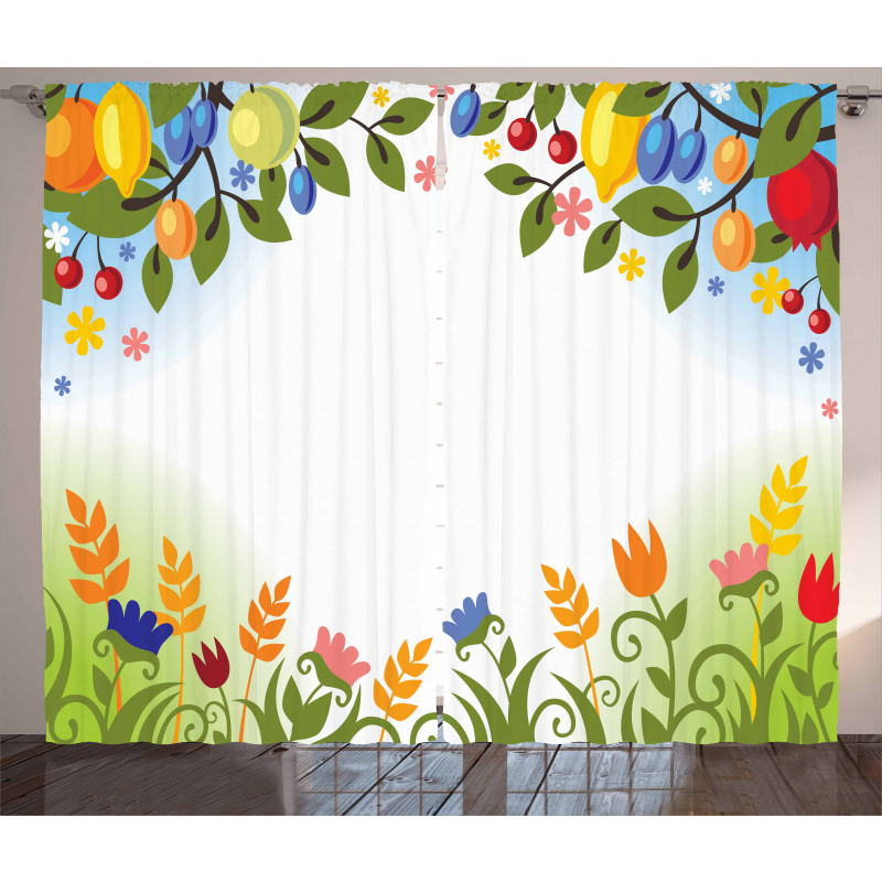 Fall Nature Curtain