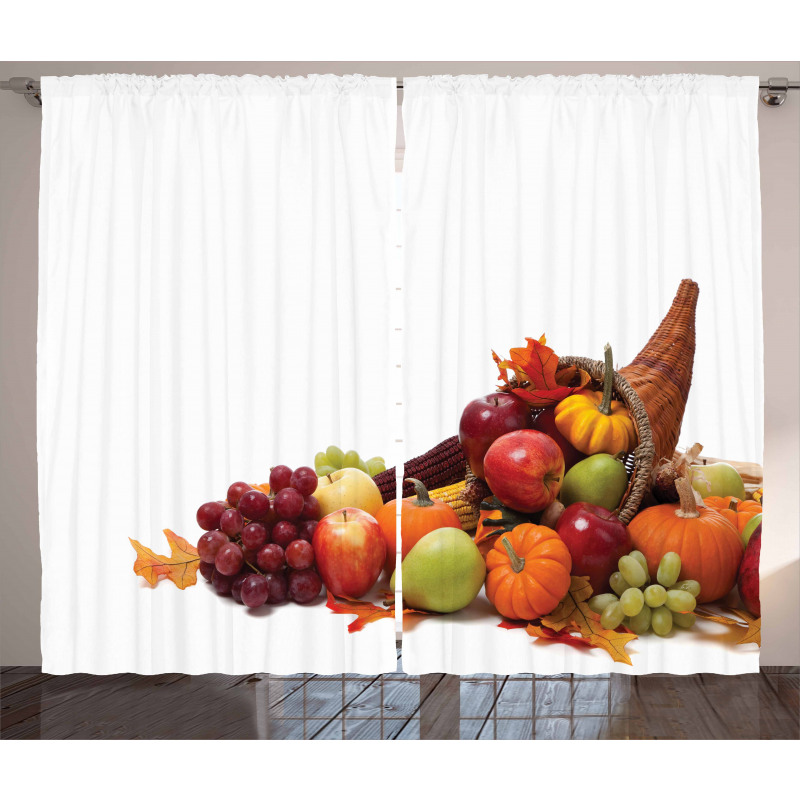 Fall Season Arrangement Curtain