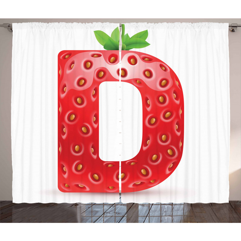 Ripe Fresh Fruit Theme Curtain