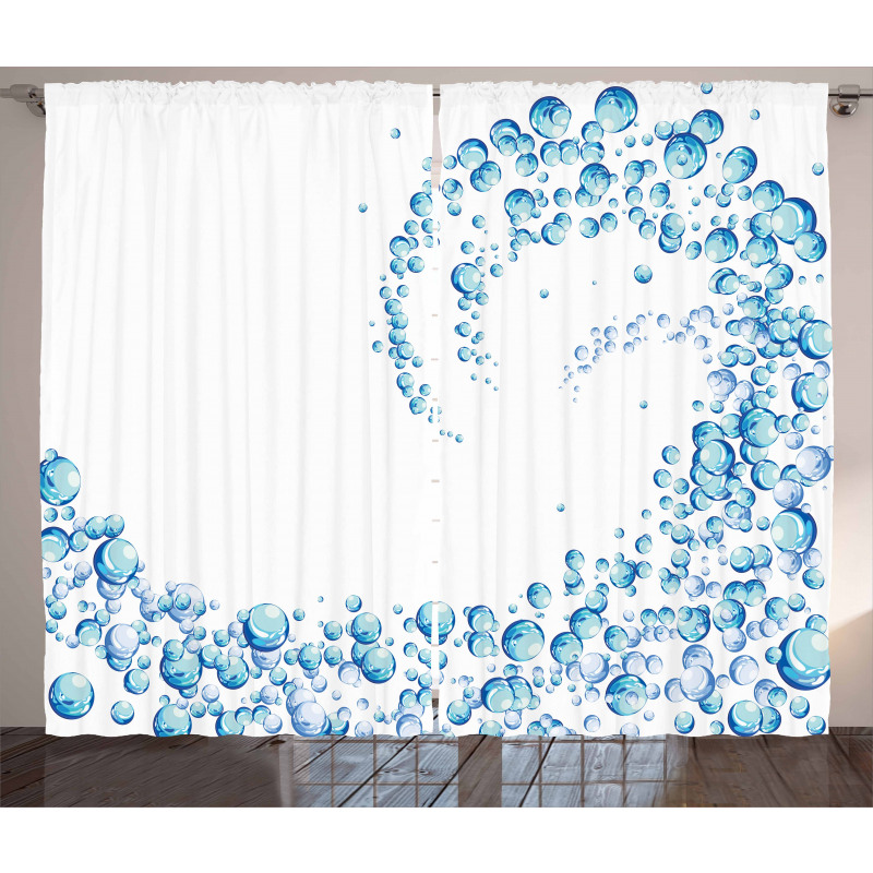 Water Droplets Bubbles Curtain
