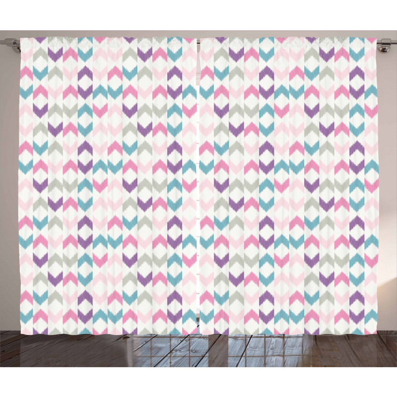 Chevron Zigzag Curtain