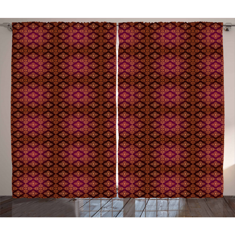 Abstract Victorian Style Curtain