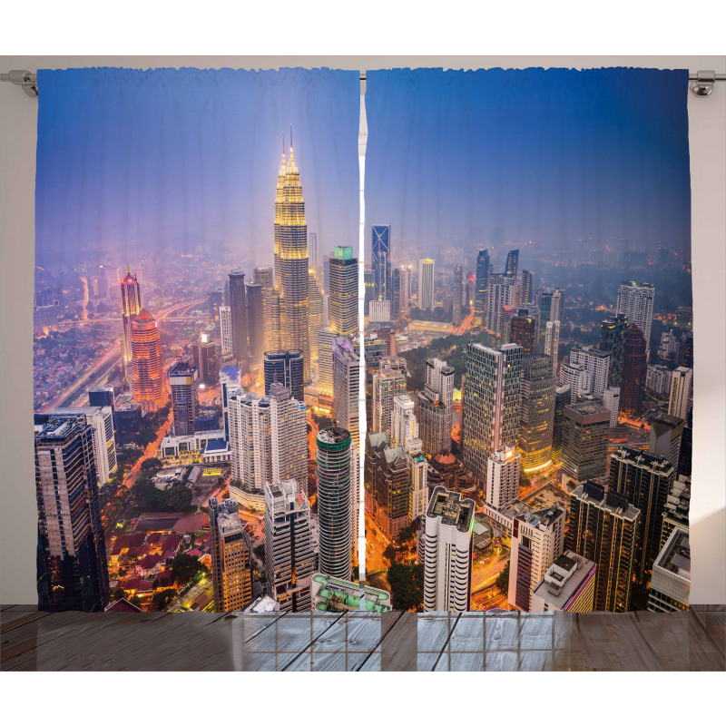 City Skyline District Curtain