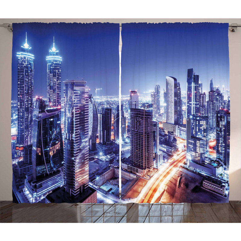Dubai Downtown Modern UAE Curtain