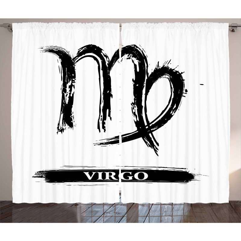 Zodiac Virgo Curtain