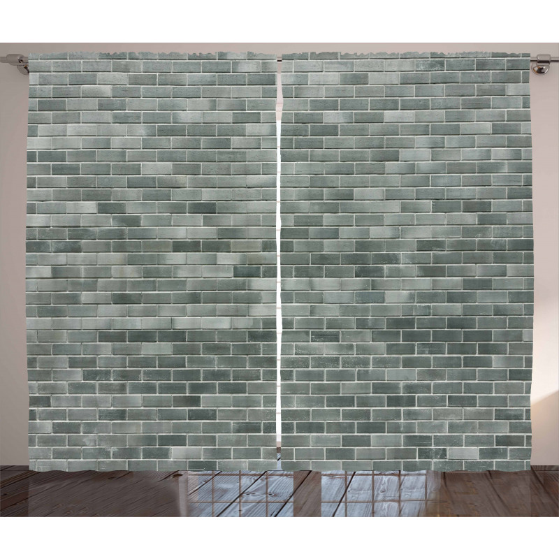 Brick Wall Tiles Curtain