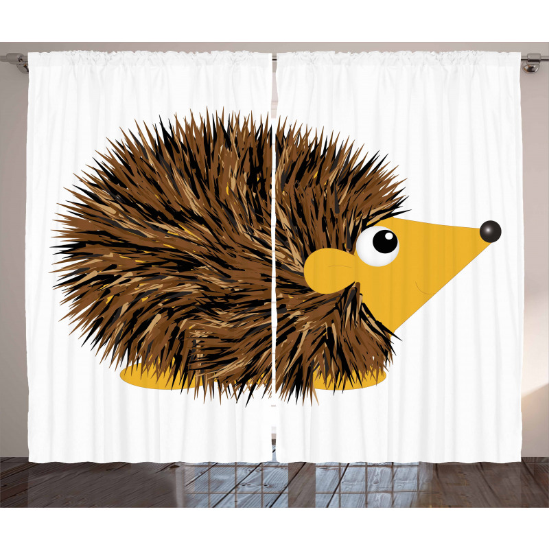 Cartoon Animal Smile Curtain