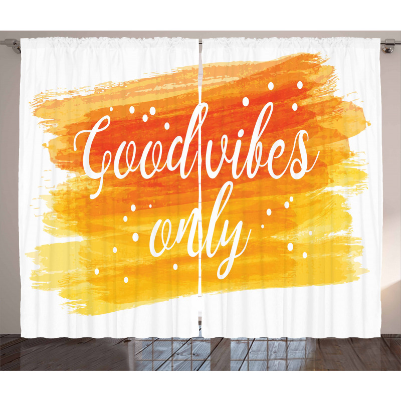 Modern Watercolor Curtain