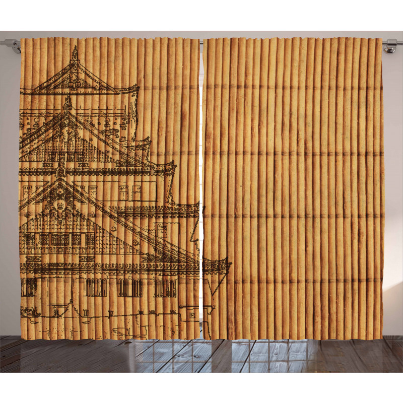 Building on Bamboo Pipes Curtain