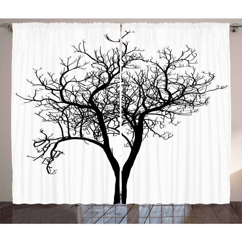 Barren Branch Fall Curtain