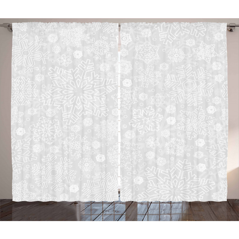 Ornate Flakes Curtain