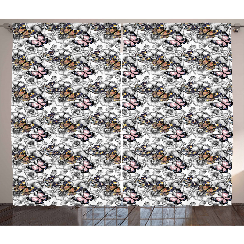 Summer Season Animal Curtain