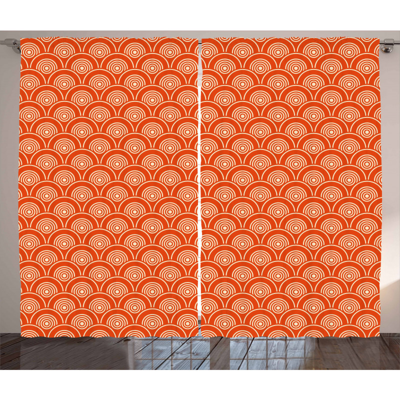 Kimono Motifs Pattern Curtain