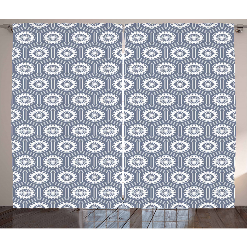 Hexagonal Pattern Curtain