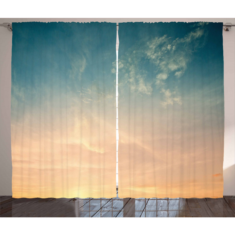 Horizon Summer Time Photo Curtain