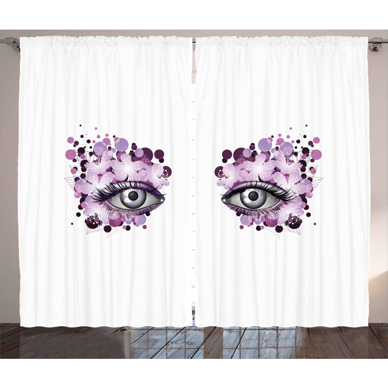 Fantasy Look Blossoms Curtain