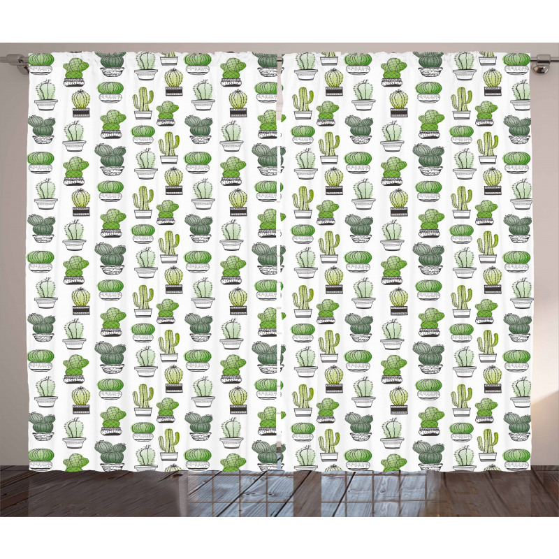 Latino Foliage Pattern Curtain