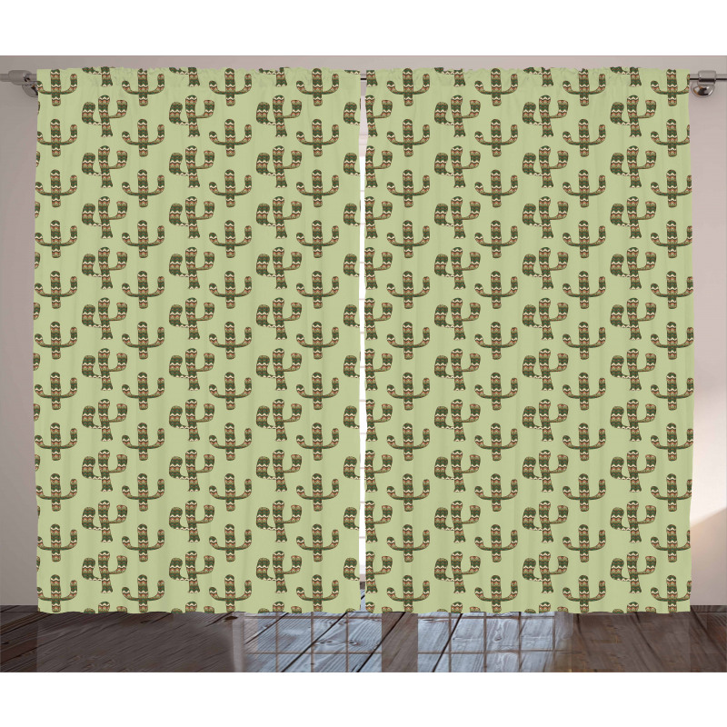 Mexican Inspired Flora Curtain