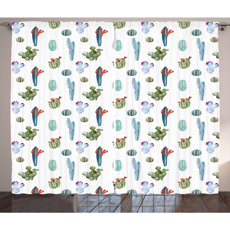 Blossomin Watercolor Curtain