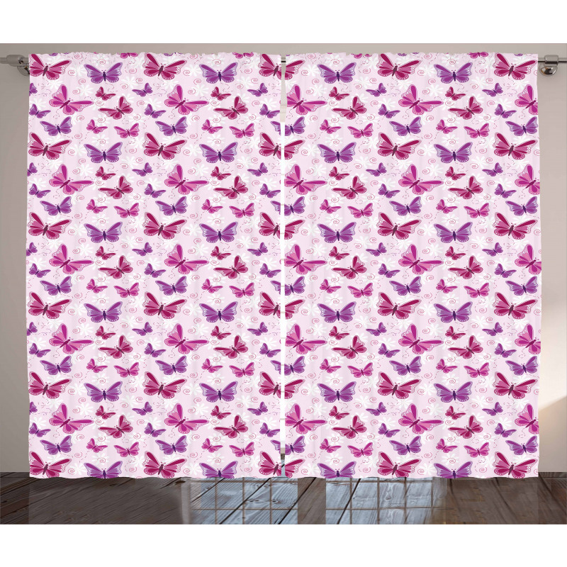 Romantic Butterflies Curtain