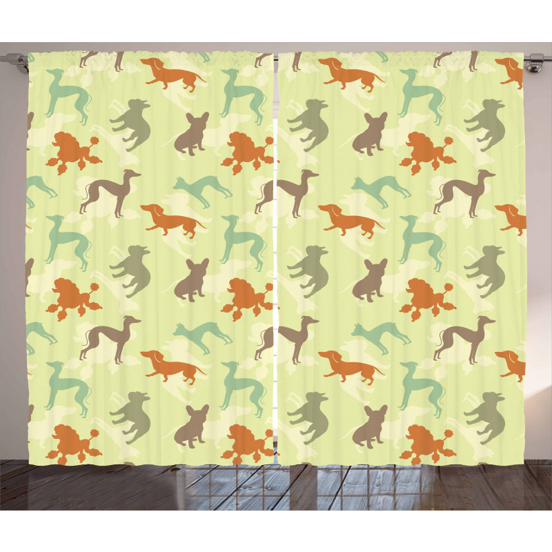 Pure Breed Animals Curtain