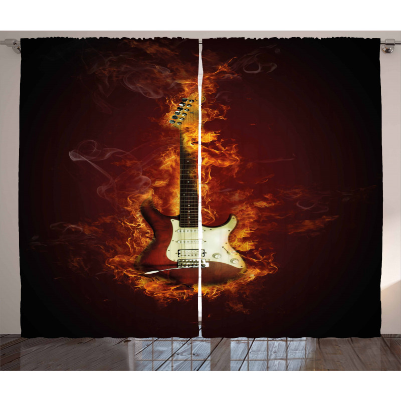 Instrument in Flames Curtain
