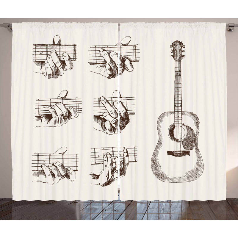 Sketch Chords Flamenco Curtain