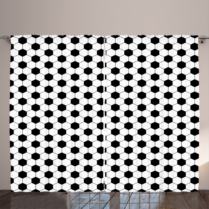 Abstract Ball Pattern Curtain
