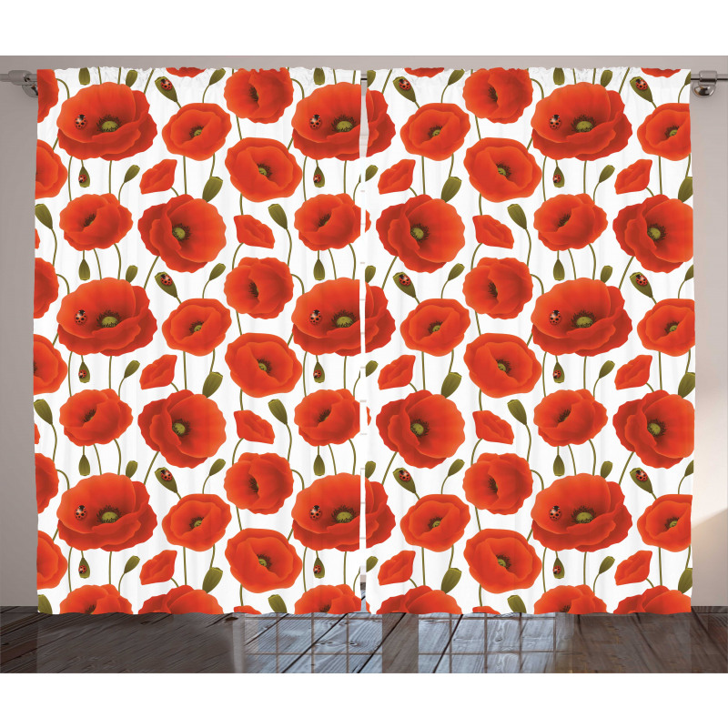 Floral Blossom Spring Curtain