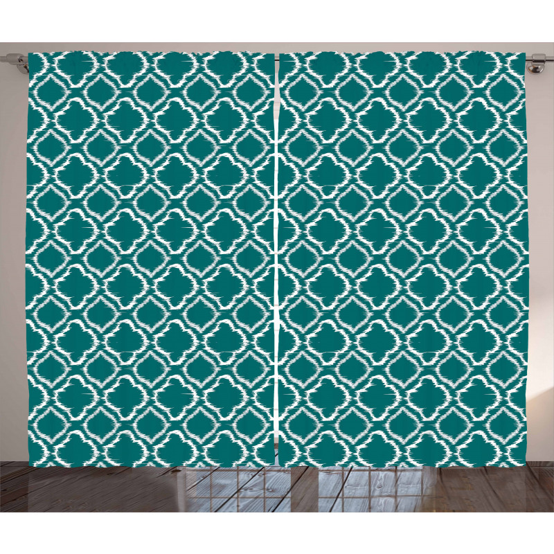 Traditional Ikat Pattern Curtain