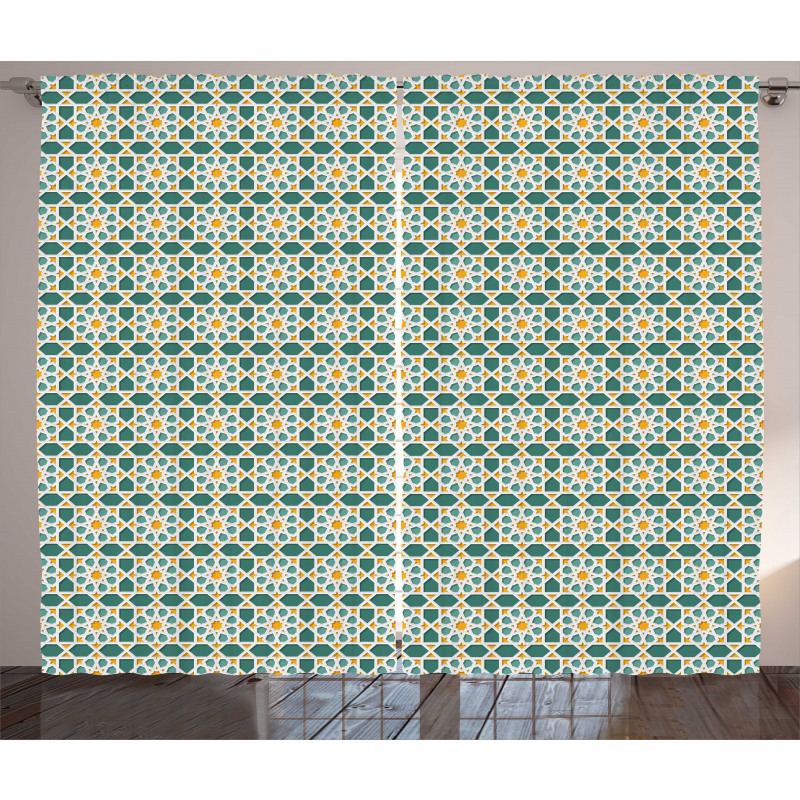 Moroccan Star Ornament Curtain