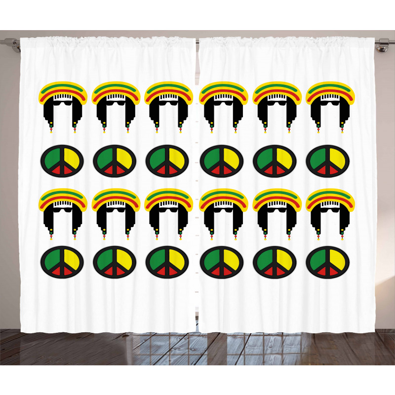 Colorful Reggae Curtain